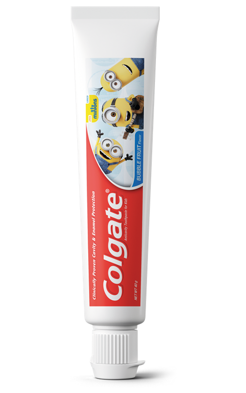 Colgate<sup>®</sup> Minions<br />Bubble Fruit Flavor<sup>®</sup> Toothpaste